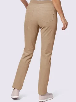 Pantalons velours côtelé cinq poches ceinture élastique confortable