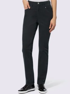 Pantalons velours côtelé coupe droite et confortable