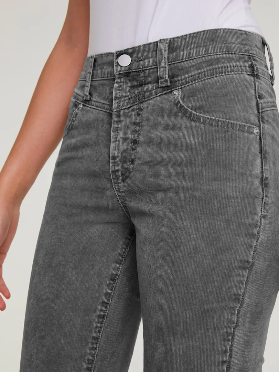 Pantalons velours côtelé coupe droite et confortable
