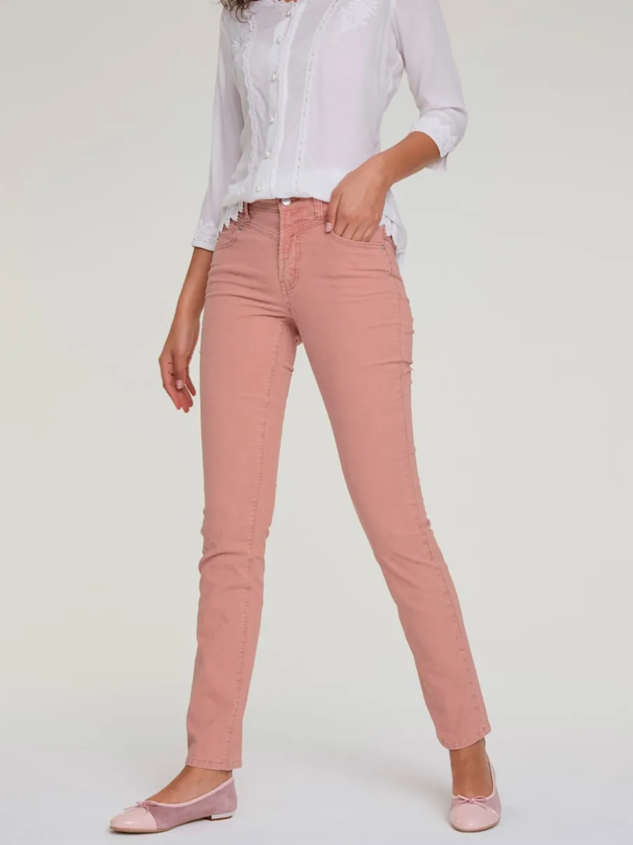 Pantalons velours côtelé coupe droite et confortable