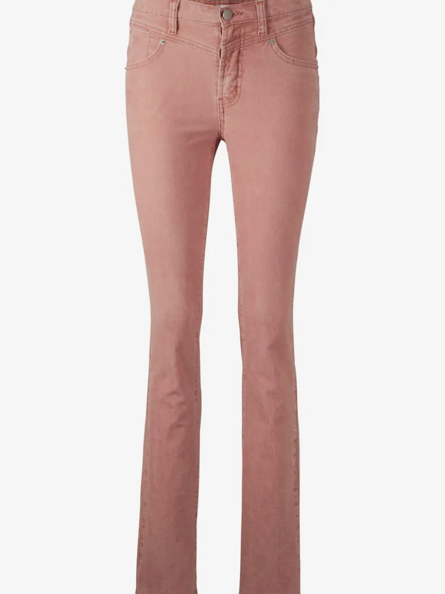 Pantalons velours côtelé coupe droite et confortable