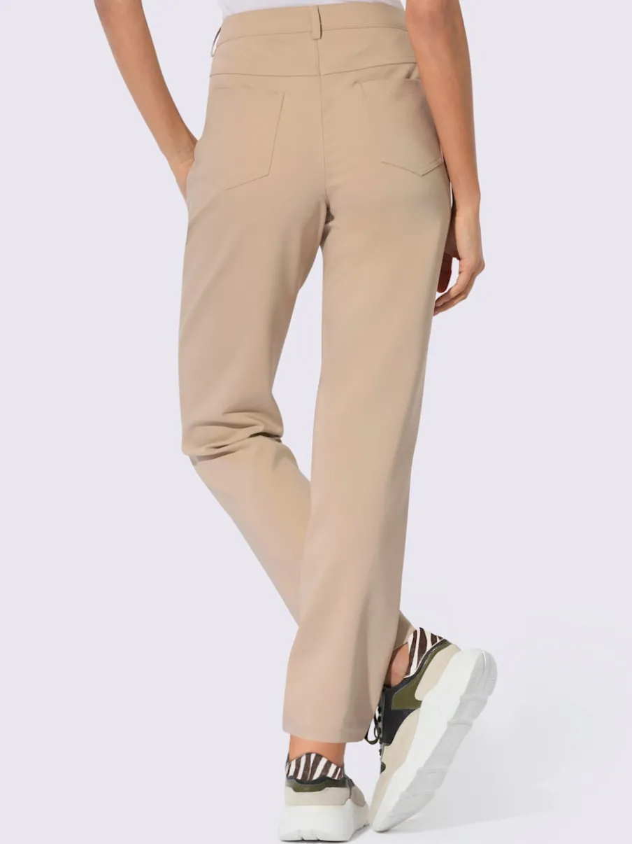 Pantalons ventre plat avec poches et finition raffinée