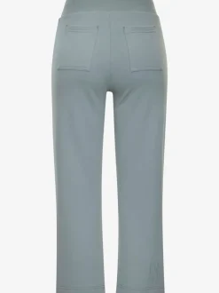 Pantalon sweat 7/8 avec ceinture élastique et poches confortables