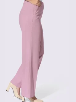 Pantalon tailleur plis repassés, effet affinant