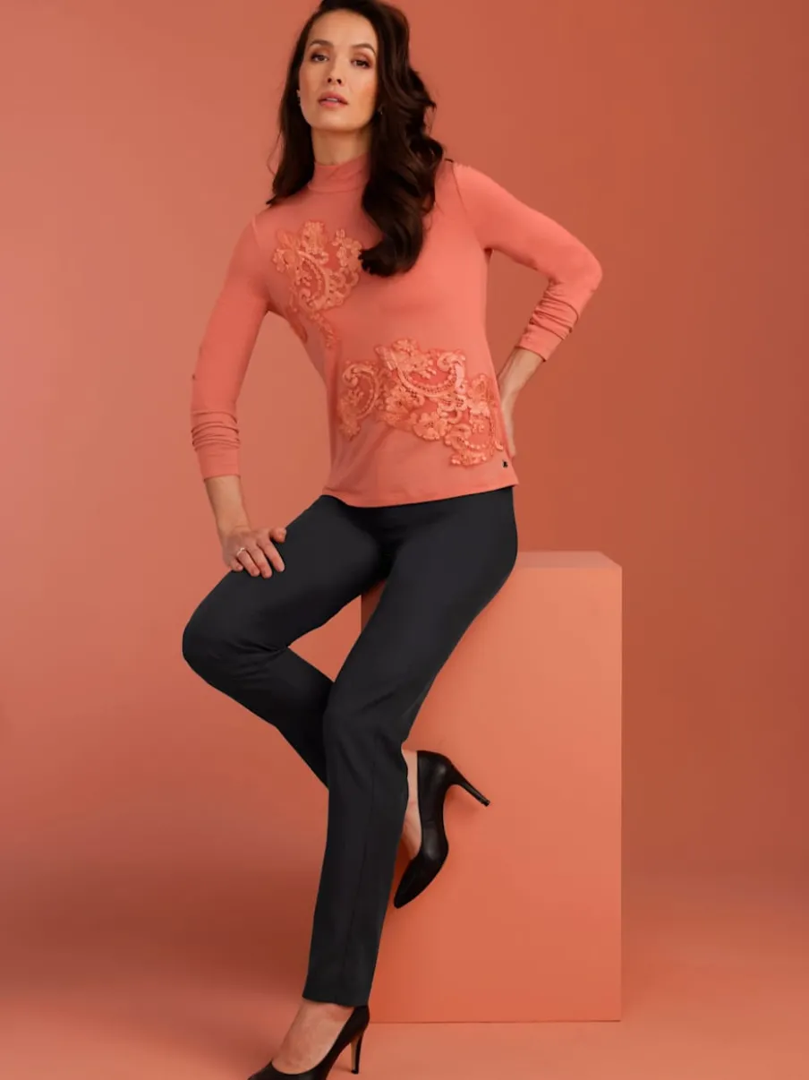 Pantalon tissé 63% lyocell (tencel)