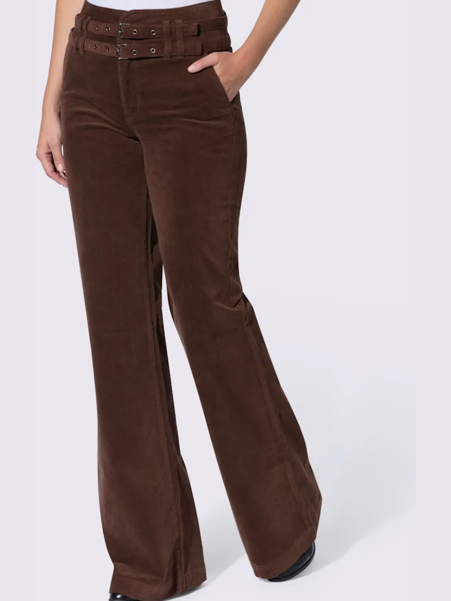 Pantalon velours velours fin