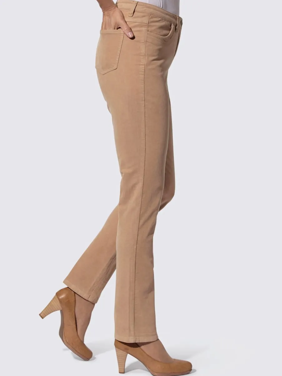 Pantalon velours velours fin