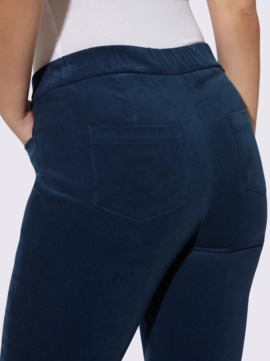 Pantalon velours velours fin