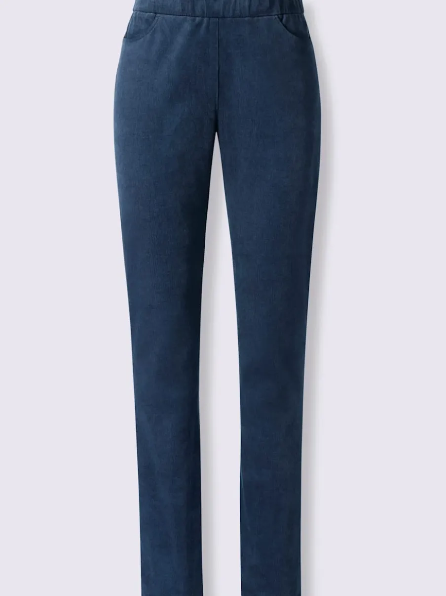Pantalon velours velours fin