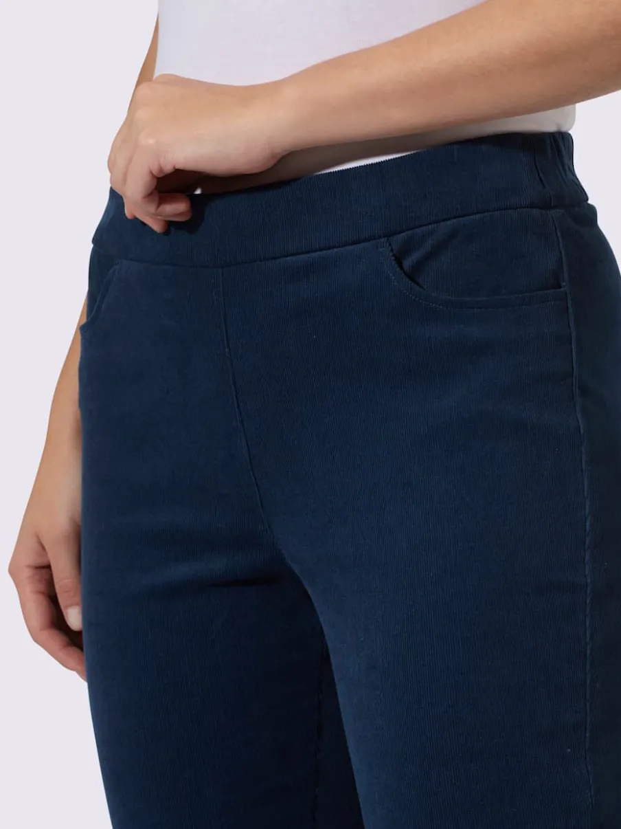 Pantalon velours velours fin