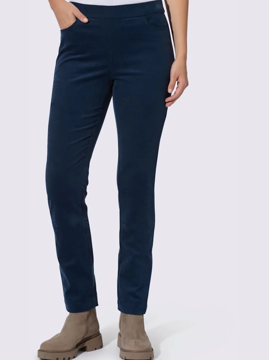 Pantalon velours velours fin