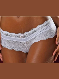 Panty dentelle élastique