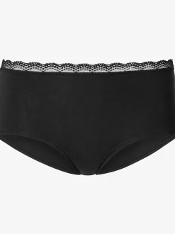 Panty gainant hipster avec joli bord en dentelle