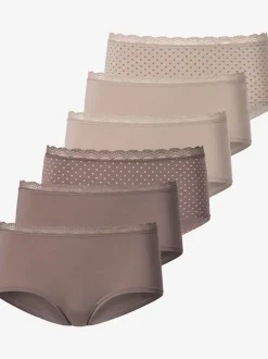 Panty gainant hipster avec joli bord en dentelle