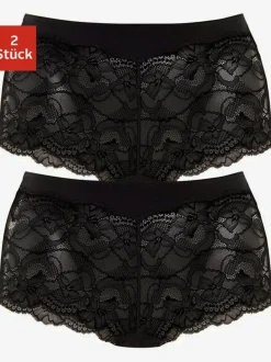 Panty lot de 2 panties en dentelle