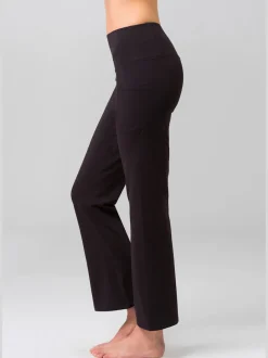 Panty pantalon jazz avec large ceinture et poche pratique