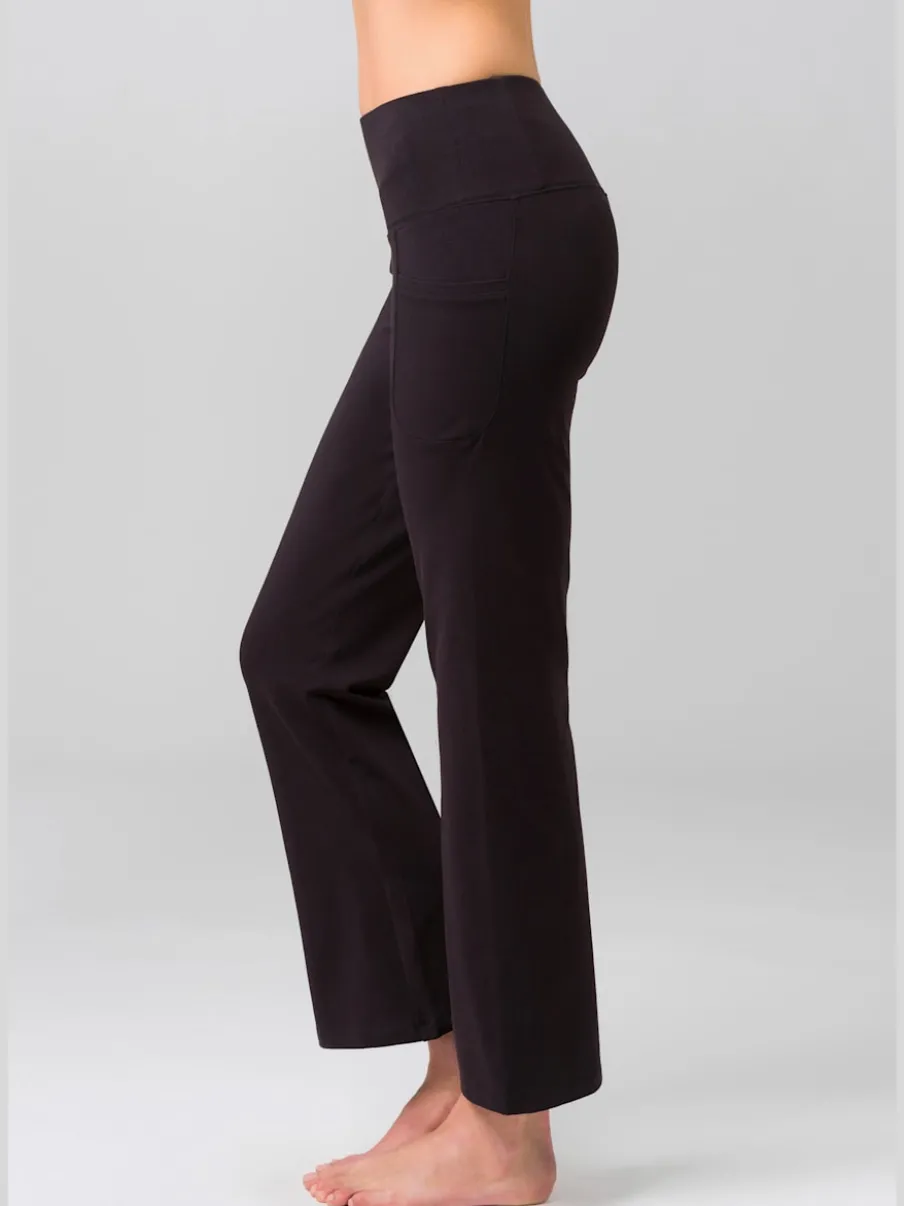 Panty pantalon jazz avec large ceinture et poche pratique