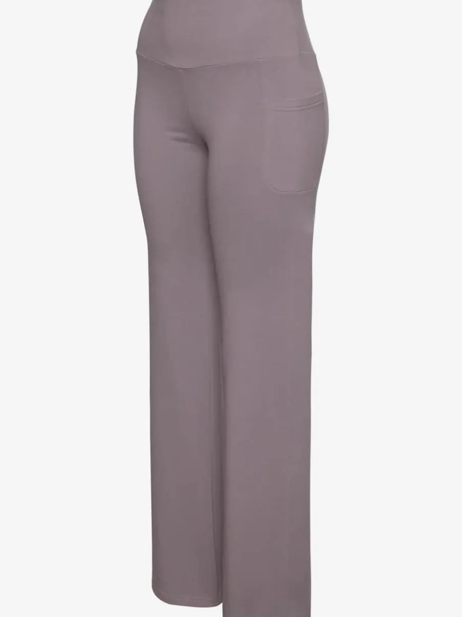 Panty pantalon jazz avec large ceinture et poche pratique