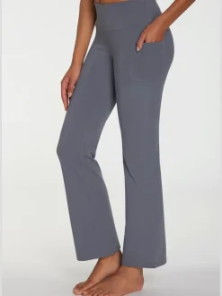 Panty pantalon jazz avec large ceinture et poche pratique