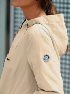 Parka décontractée avec capuche et poches zippées