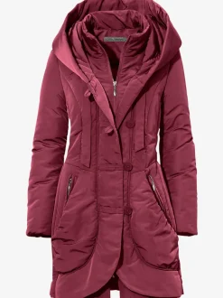 Parka d'extérieur avec col capuche et finition soignée
