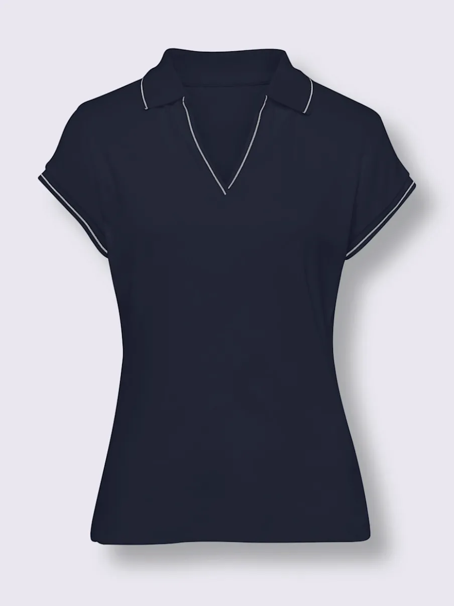 Polo côtelé rayé manches courtes doux coton certifié GOTS