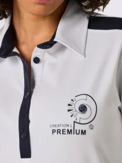 Polo en piqué coton avec col contrasté et manches courtes