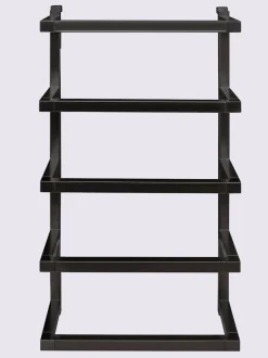 Porte-serviettes métal noir