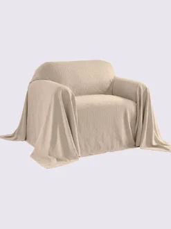 Protection fauteuil tissé en relief