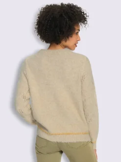 Pull ajouré motif ajouré élégant