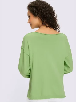 Pull ample à encolure ronde avec inscription MARE