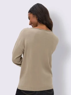 Pull ample à encolure ronde avec inscription MARE