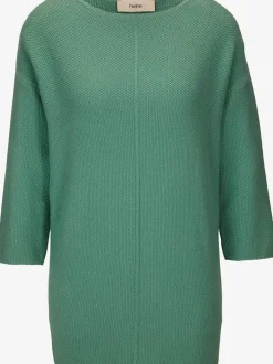 Pull ample en tricot original avec manches trois quart