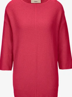 Pull ample en tricot original avec manches trois quart