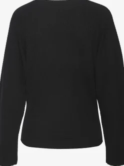 Pull chauve-souris encolure en u décontractée
