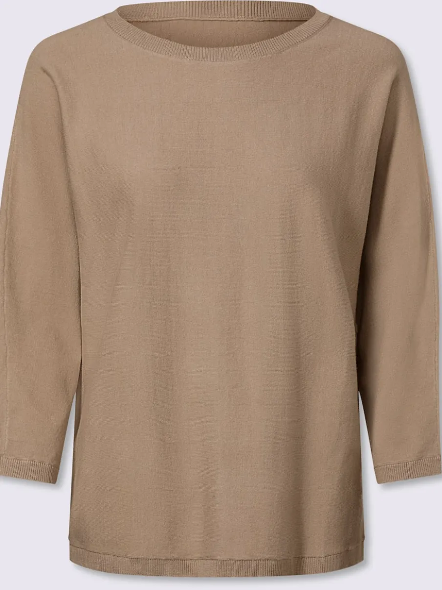 Pull chauve-souris manches chauve-souris 3/4