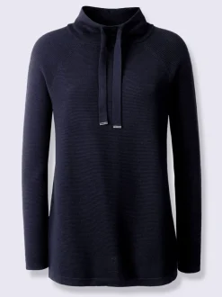 Pull à col montant et manches longues en tricot