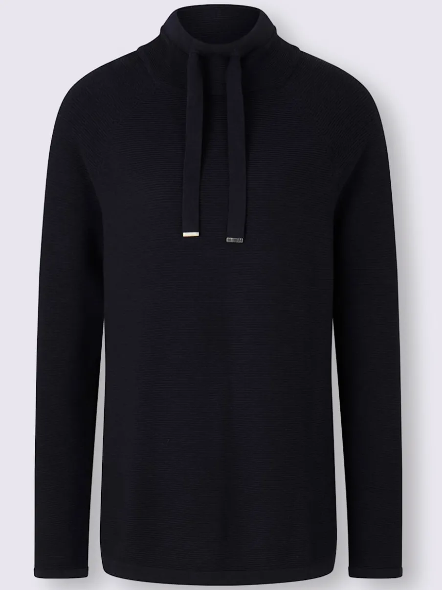 Pull à col montant et manches longues en tricot