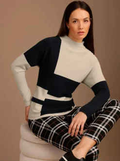 Pull à col montant 70% lyocell