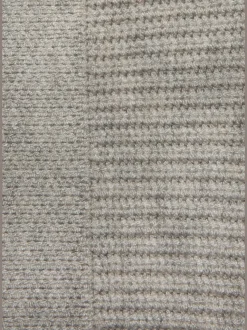 Pull col rond avec manches chauve-souris et ourlet droit en tricot côtelé