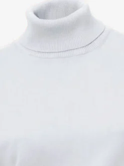 Pull à col roulé en tricot doux manches longues