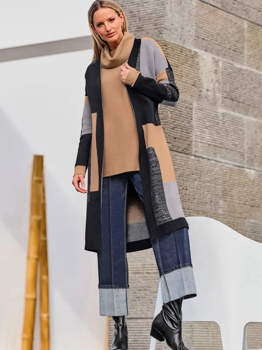 Pull à col roulé en viscose avec manches chauve-souris