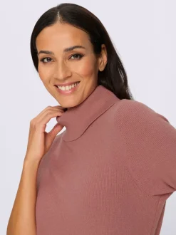 Pull à col roulé jolies pierres brillantes fantaisie