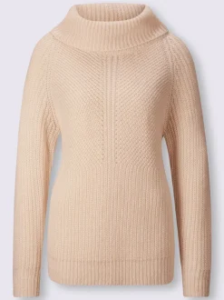 Pull à col roulé manches longues en maille moderne