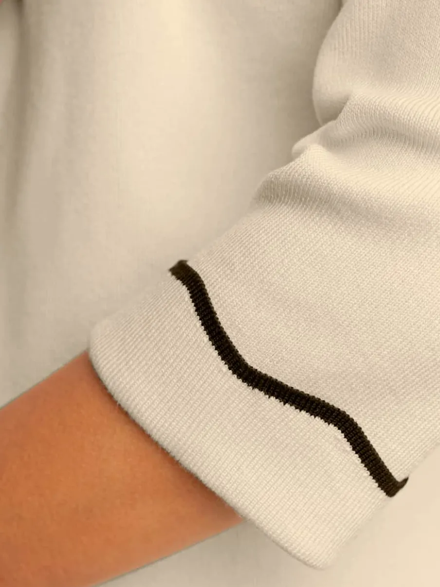 Pull à col roulé tricot fin élégant