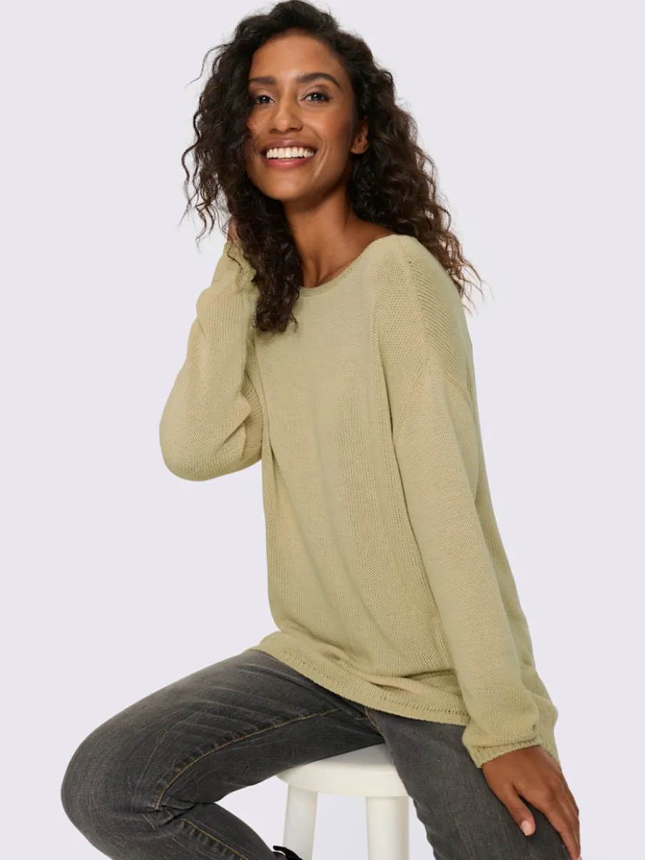 Pull coton encolure U mancherons motifs animaux