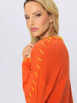 Pull décontracté à encolure ronde et manches longues