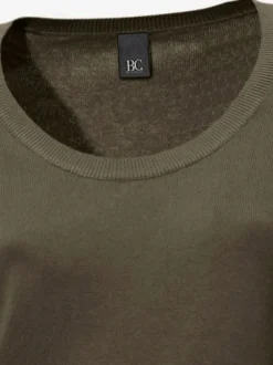 Pull décontracté en tricot fin à encolure ronde