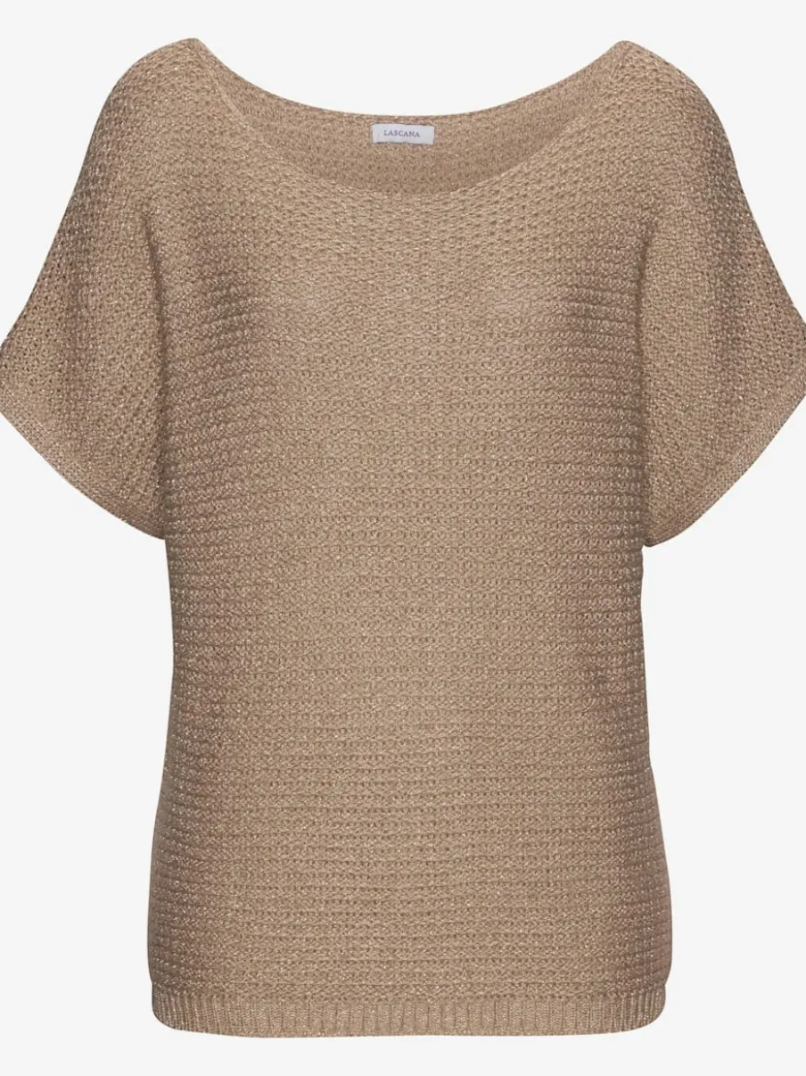 Pull d'été léger à manches courtes en tricot doux
