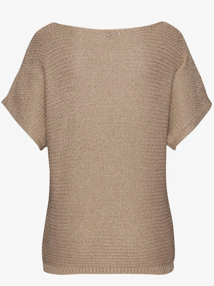 Pull d'été léger à manches courtes en tricot doux